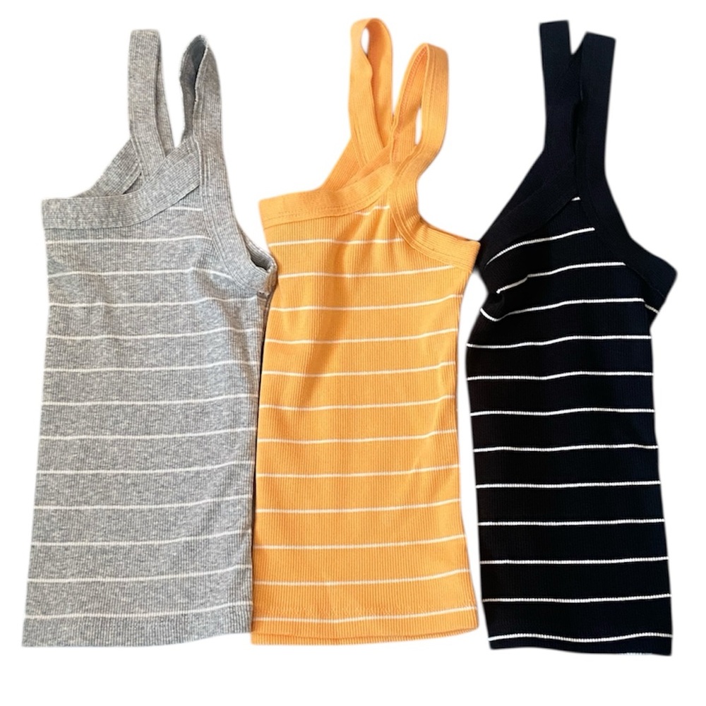 Forever 21 Set of 3 Striped Camisole